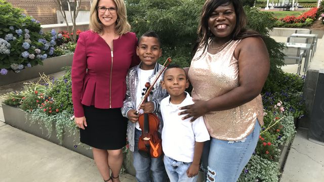 Full interview: Tyler Butler-Figueroa wows on the violin