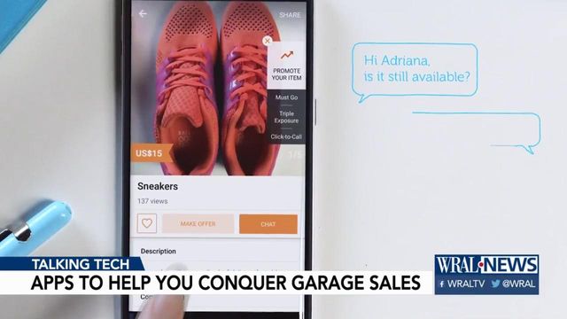 Talking Tech: Apps to help you find garage sales