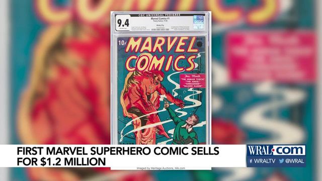 First Marvel comic book sold at auction for $1.2 million