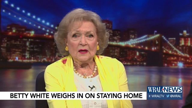 Betty White's pandemic message: 'Slow down'