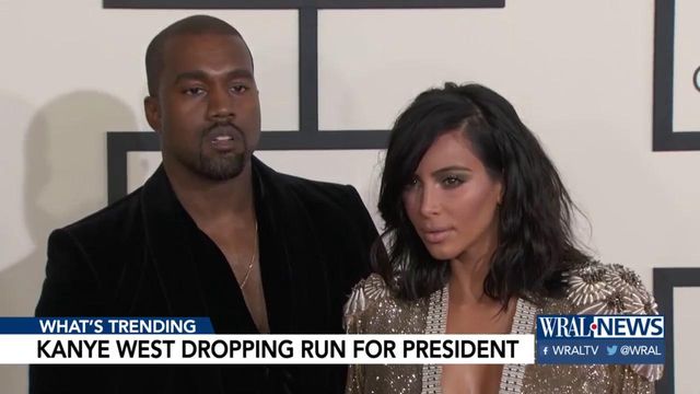 Looks like it's the end of the road for Kanye West's presidential run