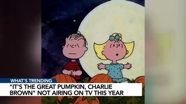 'It's the Great Pumpkin, Charlie Brown' for streaming only this year