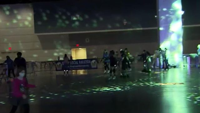 Downtown roller-skating party comes with pandemic protocols