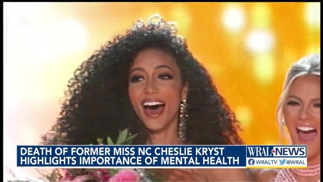 Death of former Miss NC highlights importance of mental health
