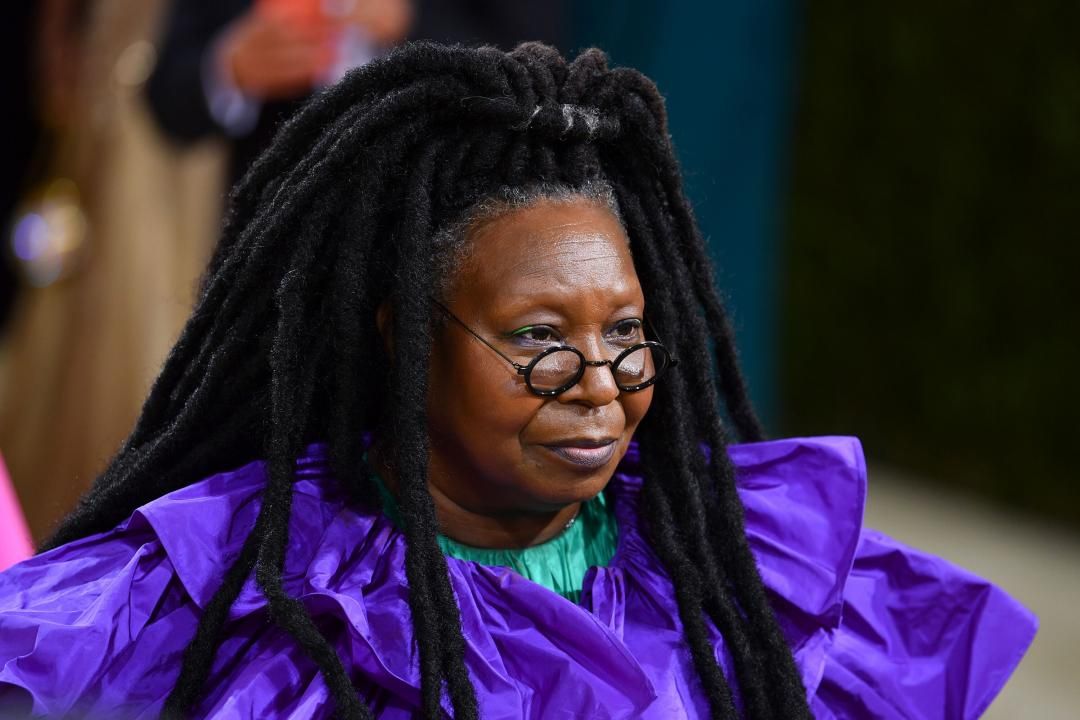 open lace back dress Whoopi Goldberg 8 Inch x10 Inch Photo The View The Color Purple Ghost in  Red Dress & Hat on Star Trek kn at Amazon's Entertainment Collectibles Store