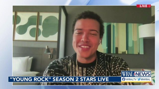 Stars of NBC's 'Young Rock' chat with WRAL news anchors 