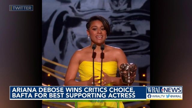Ariana DeBose wins Critics Choice BAFTA for best supporting actress