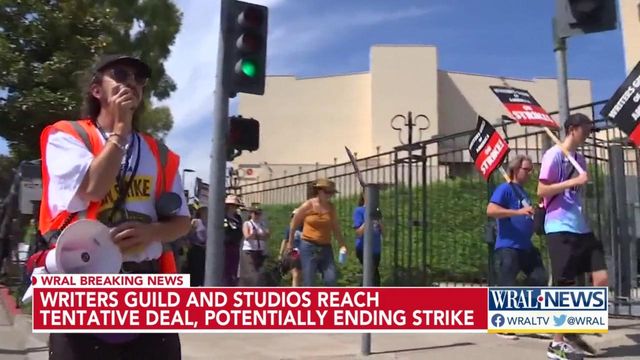 Writers Guild and studios reach tentative deal, potentially ending strike