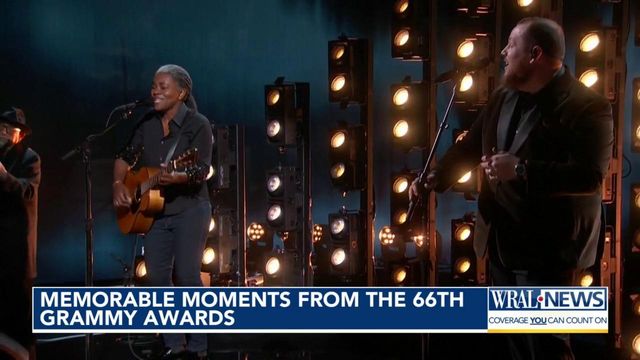 Memorable moments from the 66th Grammy Awards