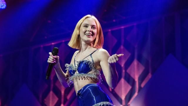 FILE - Zara Larsson performs at Y100's Jingle Ball in Sunrise, Fla., on Dec. 22, 2019. Larsson's latest album "Venus" releases on Friday. (Photo by Amy Harris/Invision/AP, File) FILE - Zara Larsson performs at Y100's Jingle Ball in Sunrise, Fla., on Dec. 22, 2019. Larsson's latest album "Venus" releases on Friday. (Photo by Amy Harris/Invision/AP, File)