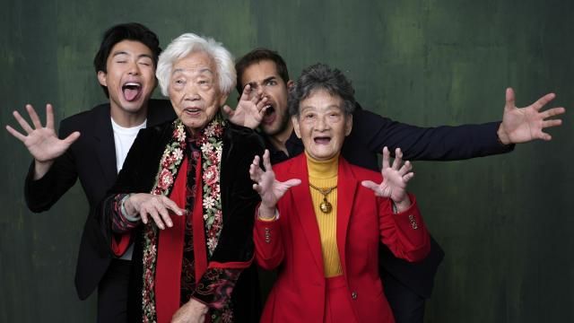Sean Wang, from left, Yi Yan Fuei, Sam Davis, and Zhang Li Hua pose for a portrait during the 96th Academy Awards Oscar nominees luncheon on Monday, Feb. 12, 2024, at the Beverly Hilton Hotel in Beverly Hills, Calif. (AP Photo/Chris Pizzello) Sean Wang, from left, Yi Yan Fuei, Sam Davis, and Zhang Li Hua pose for a portrait during the 96th Academy Awards Oscar nominees luncheon on Monday, Feb. 12, 2024, at the Beverly Hilton Hotel in Beverly Hills, Calif. (AP Photo/Chris Pizzello)