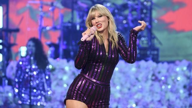 FILE - In this July 10, 2019 file photograph, singer Taylor Swift performs at Amazon Music's Prime Day concert at the Hammerstein Ballroom in New York. Powered by big stadium tours from artists like Swift and Beyoncé, ticket sales are booming and it appears likely that live acts will continue to draw massive crowds after the pandemic closed down concert venues globally for close to two years. (Photo by Evan Agostini/Invision/AP, File) FILE - In this July 10, 2019 file photograph, singer Taylor Swift performs at Amazon Music's Prime Day concert at the Hammerstein Ballroom in New York. Powered by big stadium tours from artists like Swift and Beyoncé, ticket sales are booming and it appears likely that live acts will continue to draw massive crowds after the pandemic closed down concert venues globally for close to two years. (Photo by Evan Agostini/Invision/AP, File)