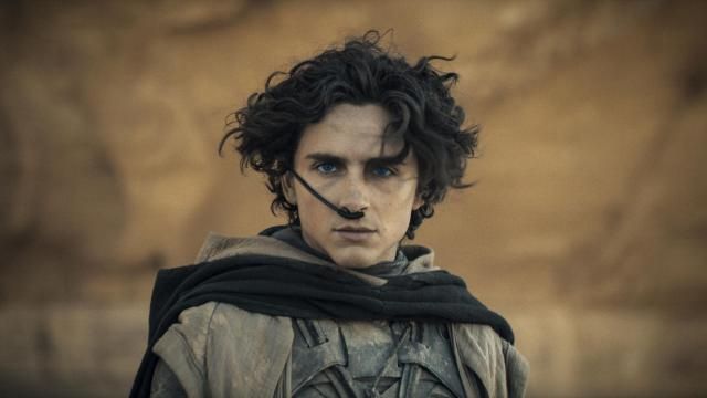 This image released by Warner Bros. Pictures shows Timothee Chalamet in a scene from "Dune: Part Two." (Niko Tavernise/Warner Bros. Pictures via AP) This image released by Warner Bros. Pictures shows Timothee Chalamet in a scene from "Dune: Part Two." (Niko Tavernise/Warner Bros. Pictures via AP)