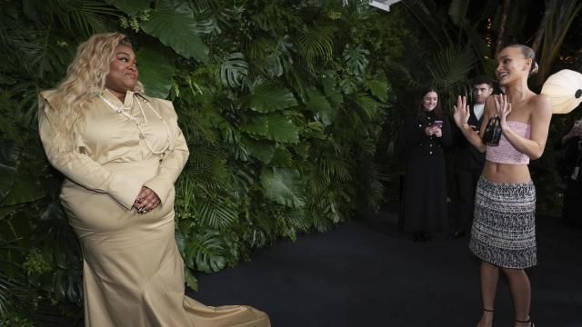 From left, Da'Vine Joy Randolph and Lily-Rose Depp arrive at Chanel's 15th Annual Pre-Oscar Awards Dinner on Saturday, March 9, 2024, at the Beverly Hills Hotel in Los Angeles. (Photo by Jordan Strauss/Invision/AP) From left, Da'Vine Joy Randolph and Lily-Rose Depp arrive at Chanel's 15th Annual Pre-Oscar Awards Dinner on Saturday, March 9, 2024, at the Beverly Hills Hotel in Los Angeles. (Photo by Jordan Strauss/Invision/AP)