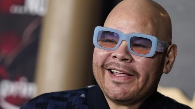 FILE - Fat Joe arrives at a premiere, Feb. 13, 2024, in Los Angeles. Vice President Kamala Harris says it's “absurd” that the federal government classifies marijuana as more dangerous than fentanyl, the synthetic opioid blamed for tens of thousands of deaths in the United States. Harris commented at the White House on Friday, March 15, as she and Grammy-nominated rapper Fat Joe led a roundtable discussion on easing marijuana penalties. (Photo by Jordan Strauss/Invision/AP, File) FILE - Fat Joe arrives at a premiere, Feb. 13, 2024, in Los Angeles. Vice President Kamala Harris says it's “absurd” that the federal government classifies marijuana as more dangerous than fentanyl, the synthetic opioid blamed for tens of thousands of deaths in the United States. Harris commented at the White House on Friday, March 15, as she and Grammy-nominated rapper Fat Joe led a roundtable discussion on easing marijuana penalties. (Photo by Jordan Strauss/Invision/AP, File)