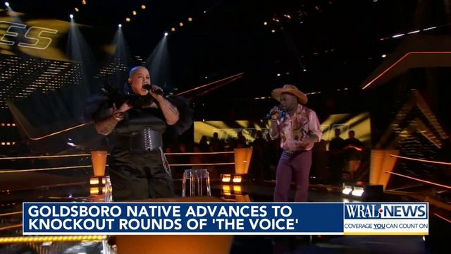 Goldsboro native advances to knockout rounds of 'The Voice'
