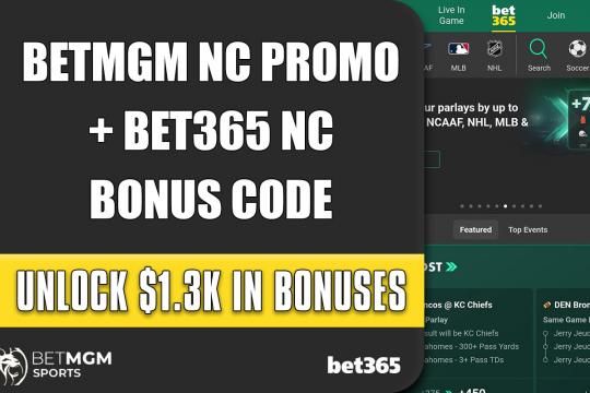 BetMGM NC promo Bet365 NC bonus code Enter WRALNC for new March