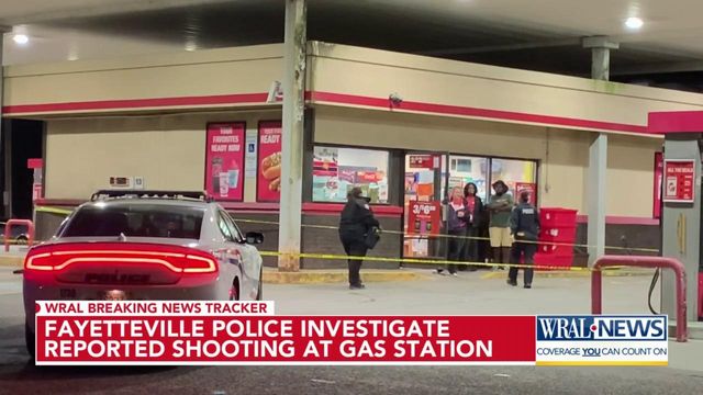 Fayetteville police investigate reported shooting at gas station on Grove Street