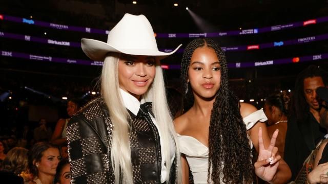 **This image is for use with this specific article only** Beyoncé and Blue Ivy Carter are seen here at the Grammys in February. Beyoncé’s 12-year-old daughter voices Kiara, the daughter of King Simba and Queen Nala in “Mufasa: The Lion King.” Photo credit: Francis Spekcer/CBS/Getty Images via CNN Newsource.