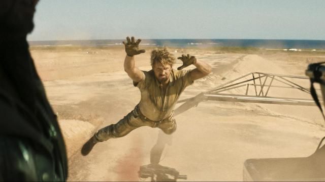 This image released by Universal Pictures shows Ryan Gosling in a scene from "The Fall Guy." (Universal Pictures via AP) This image released by Universal Pictures shows Ryan Gosling in a scene from "The Fall Guy." (Universal Pictures via AP)