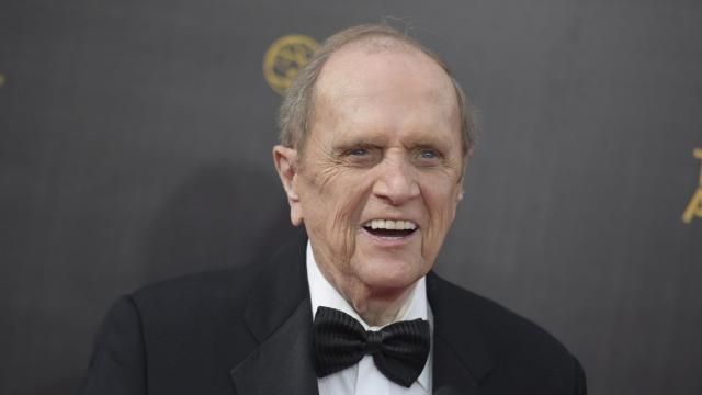 FILE - Bob Newhart appears at the Creative Arts Emmy Awards in Los Angeles on Sept. 10, 2016. Newhart, the deadpan master of sitcoms and telephone monologues, died in Los Angeles on Thursday, July 18, 2024. He was 94. (Photo by Richard Shotwell/Invision/AP, File)