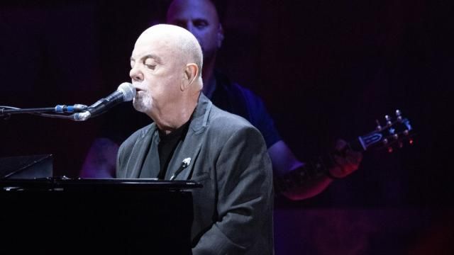 Billy Joel during his 150th performance at Madison Square Garden in New York on Thursday night, July 25, 2024. The singer and songwriter, 75, wrapped his decade-long residency at the Garden on Thursday night. (Thea Traff/The New York Times)