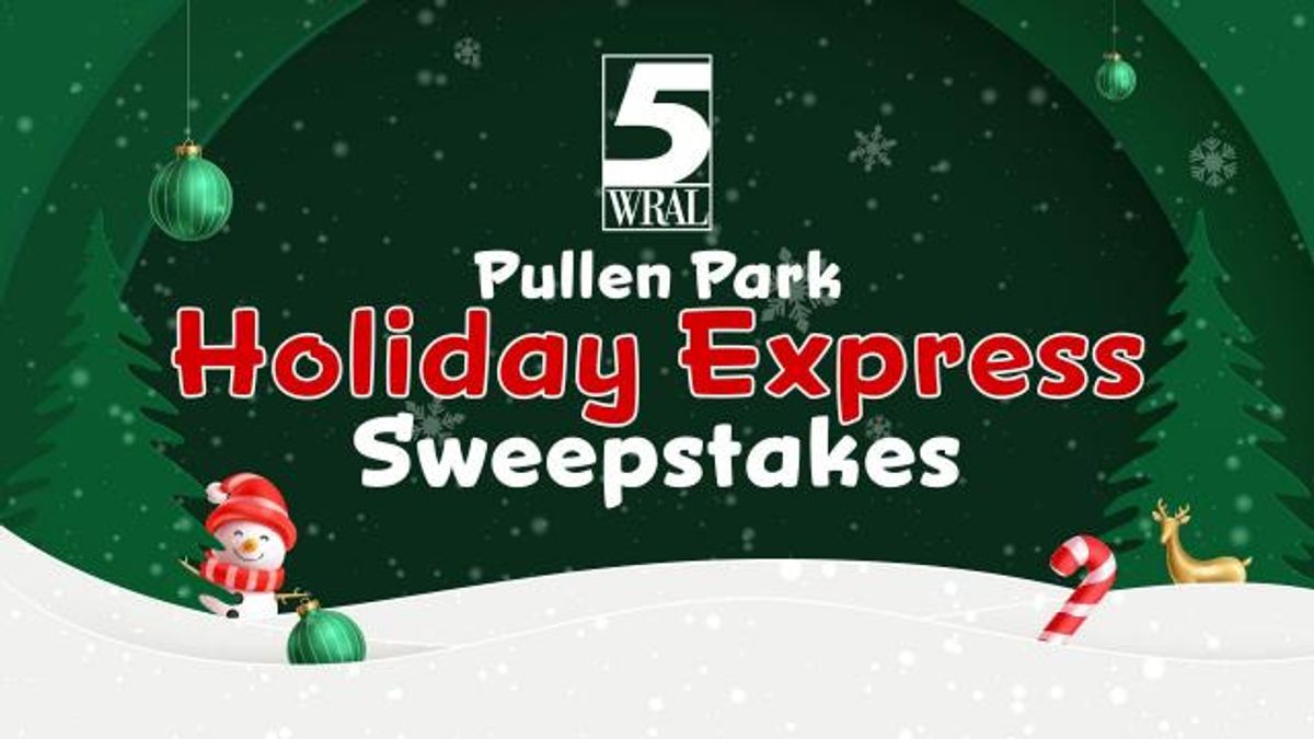 WRAL's Pullen Park Holiday Express Sweepstakes 2024