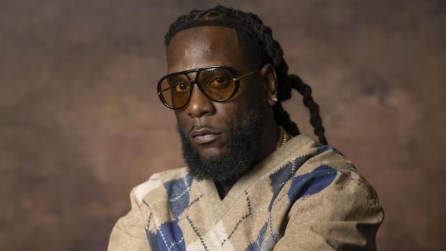 Burna Boy poses for a portrait on Thursday, May 8, 2025, in New York. (AP Photo/Gary Gerard Hamilton)