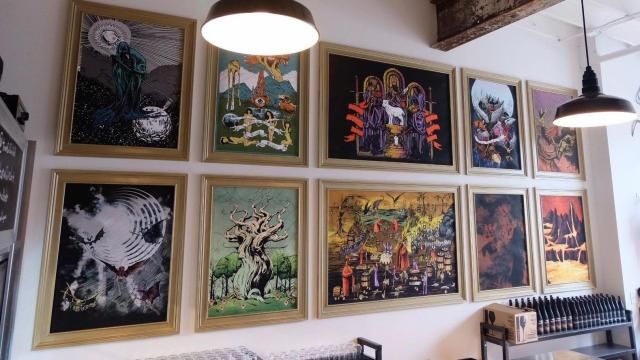 Asheville brewery opens gallery space beside downtown Raleigh food hall