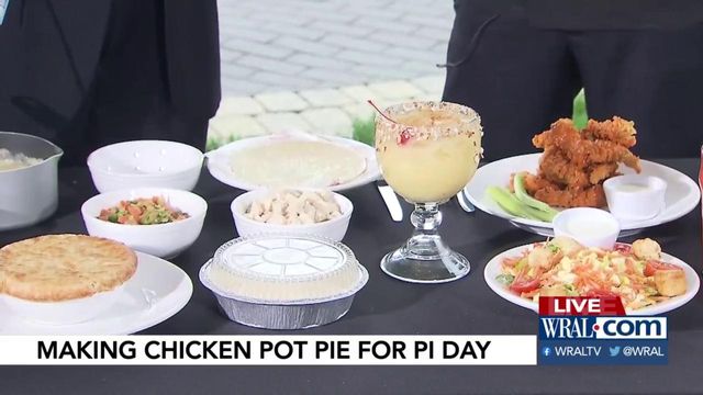 Enjoy Pi Day with chicken pot pie