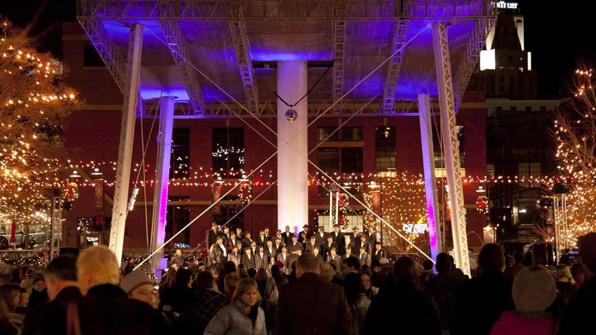 2011 American Tobacco Tower Lighting