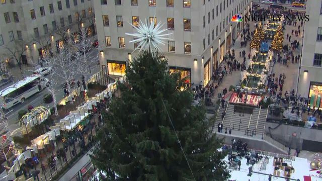 Rockefeller Center gets a big star for holiday celebration