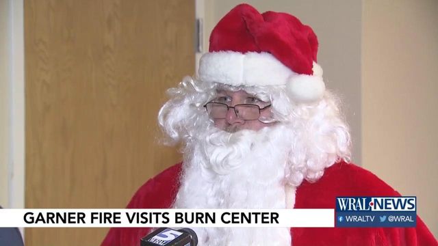 Garner Fire & Rescue brings joy to patients at burn center