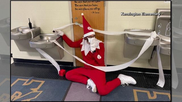 NC principal's elf exploits entertain students