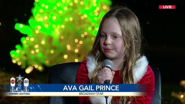 9-year-old Broadway star Ava Gail Prince performs "Where Are You Christmas"