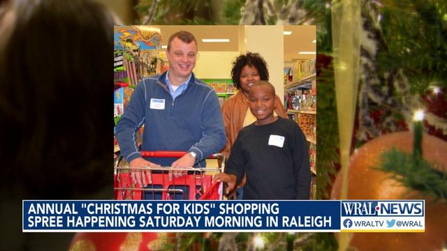 Annual 'Christmas for Kids' shopping spree happening Saturday morning in Raleigh
