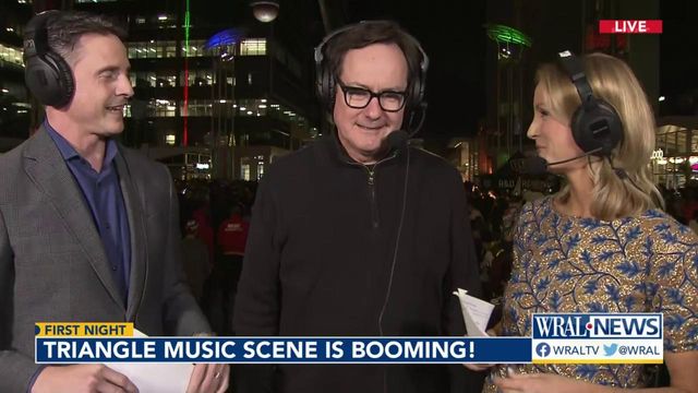 Producer Dave Rose discusses Triangle music scene at WRAL First Night Raleigh