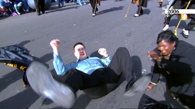 That time WRAL's Mark Roberts danced in the Raleigh Christmas Parade
