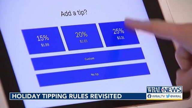 Revisiting tipping rules during the holiday season