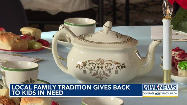 Family tea tradition is also holiday gift drive