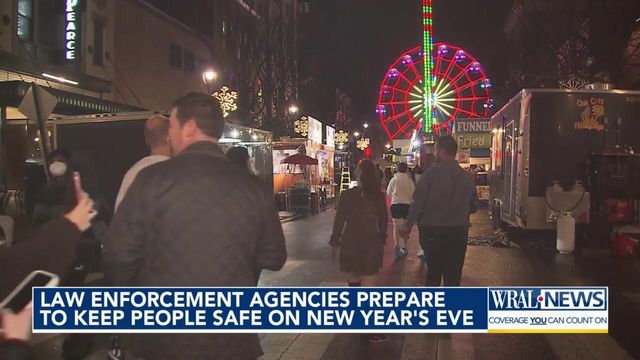 Law enforcement agencies prepare to keep peole safe on New Year's Eve