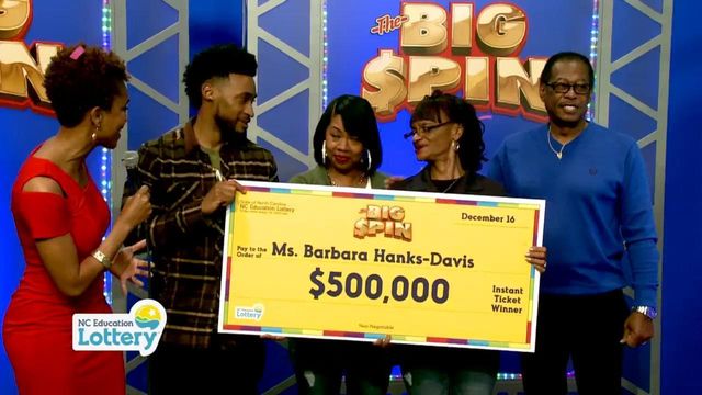 12/2019: NC Lottery's Big Spin LIVE event 