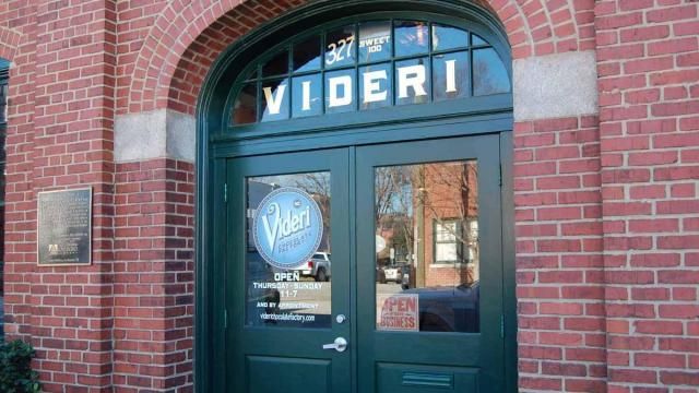 Videri Chocolate Factory is located at 327 W. Davie St. in Raleigh.