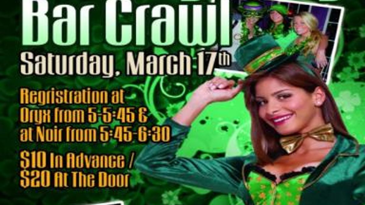 lazyday st. patty's bar crawl