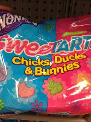 Sweetarts Chicks, Ducks and Bunnies
