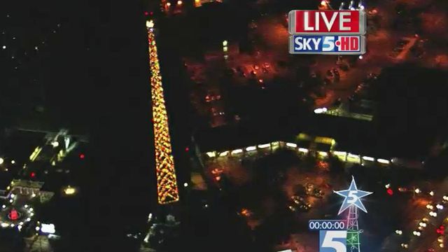 54th annual WRAL Tower Lighting