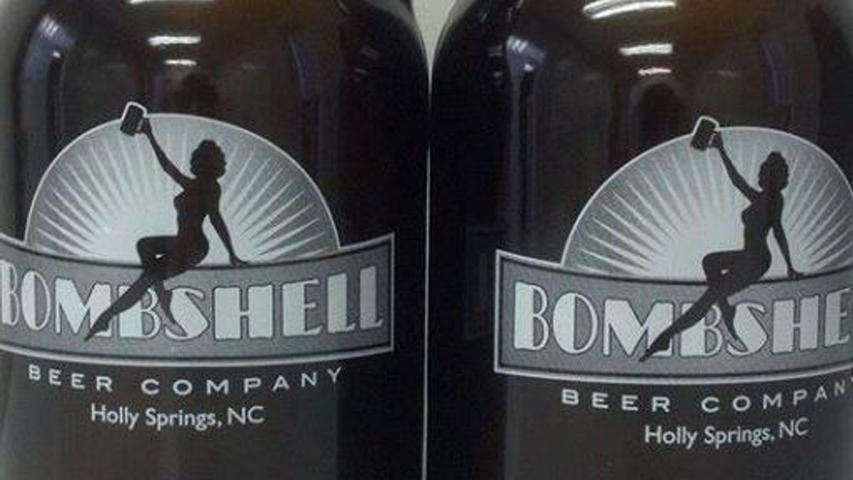 Growlers from Bombshell Beer Company (Image from Facebook)