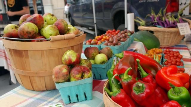 Music, fresh foods and local crafts draw families to the Midtown Farmers' Market.