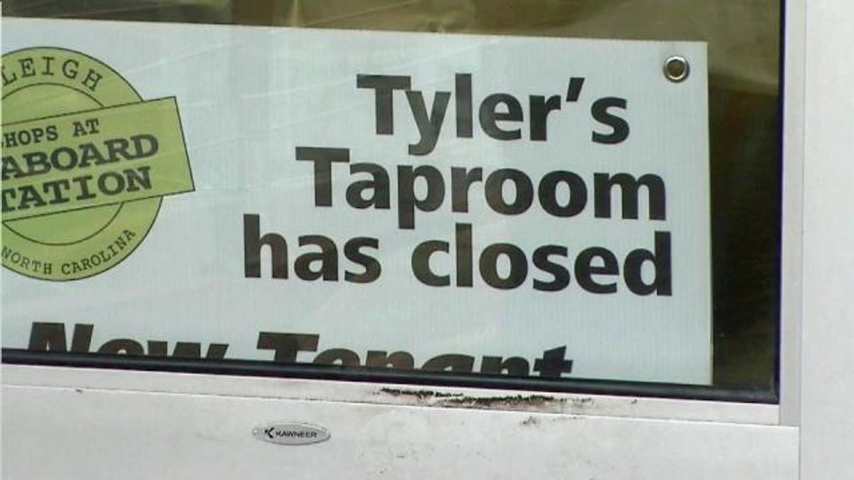Tyler's Taproom closed in Raleigh