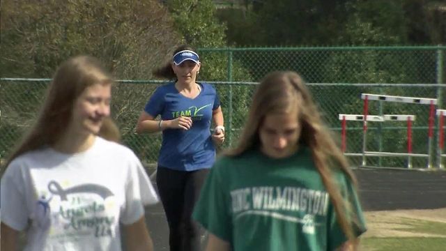 Teacher, Team V run to raise money for cancer research
